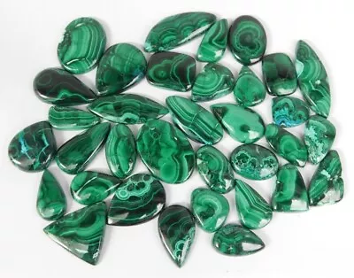 Natural Azurite Malachite Cabochon Wholesale Lot For Natural Stone Lot 71241 • $10.88