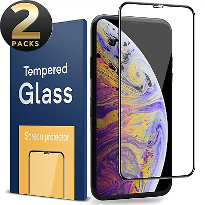 Glass Screen Protector Full Protection Edge To Edge For IPhone 11 Pro Max XR XS • $14.24