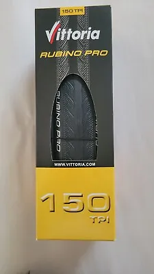 VITTORIA Rubino Pro III 700x25 150 TPI Black Bike Tire 25-622 New In Box • $26