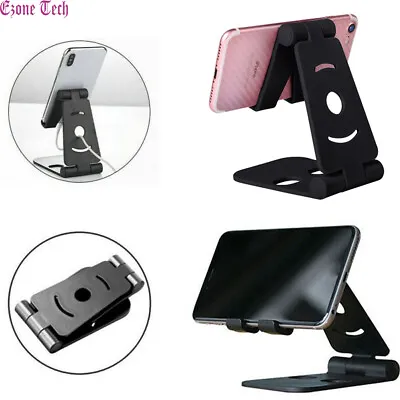 Universal Cell Phone Tablet Desk Stand Holder Mount Cradle Adjustable Foldable • $6.26