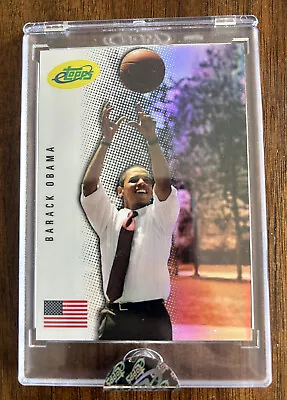 2009 ETopps Barack Obama Shooting Basketball /999 • $145