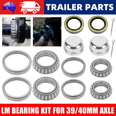 12PCS For Holden Bearings Trailer Oil Seal Wheel Bearing Kit Trailer Part (LM) • $24.45