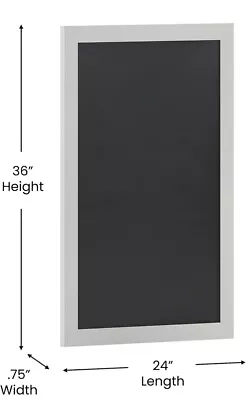 HBCY Creations White Magnetic Wall Chalkboard Size 24X 36 • $39.99