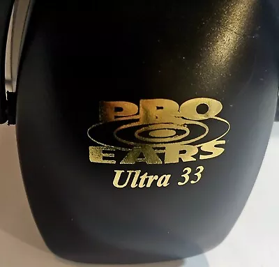 Pro Ears Ultra Pro 33 Black Earmuffs Hearing Protection • $26.99