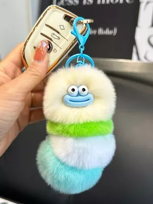 Cute Real Rabbit/Rex Fur Bug Keychain Kids Doll Toy Gift Car Bag Phone Pendant • $12.99