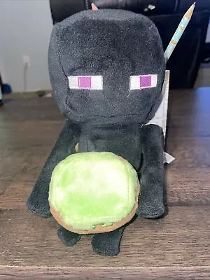 Minecraft Mojang Jinx Black Enderman Happy Explorer Plush Doll 9  Stuffed Toy • $8.32