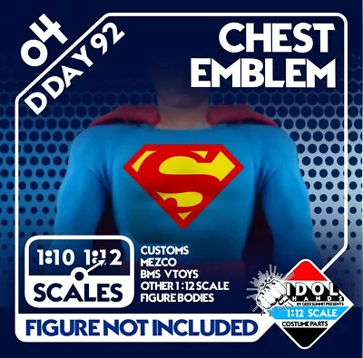04 Doomsday Superman Emblem 1:12 Mezco Custom For VToys Zero BMS IDOL HANDS • $15
