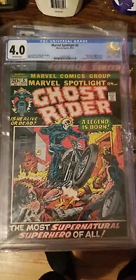 Marvel Spotlight #5 CGC 4.0 1972 1st App. And Origin Ghost Rider Key Comic • $1500