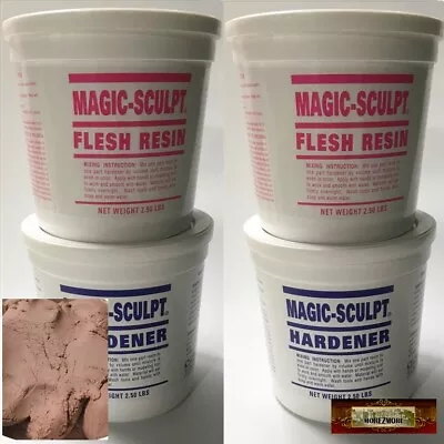 M02053x2-FS MOREZMORE 10 Lb FLESH Magic Sculpt Sculp Epoxy Clay Model Putty • $117.58