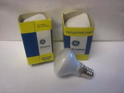 (2) Vintage GE 25R14 25-Watt Indoor Reflector Lamp Light Bulb 25W 120V E17 USA • $11.99