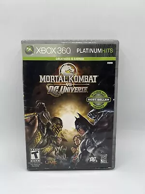 Mortal Kombat Vs DC Universe Xbox 360 Platinum Hits Complete CIB • $13.98