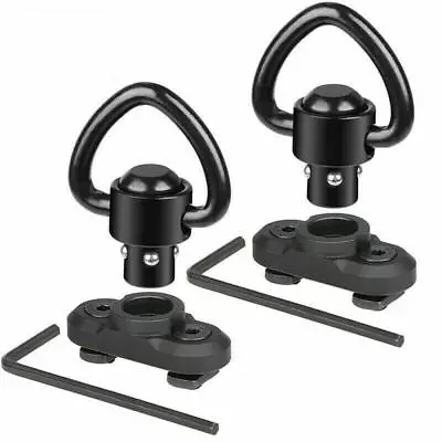 1 PC M-LOK MLOK Quick Release Sling Mount Push Button QD Sling Swivel Adaptor  • £4.96