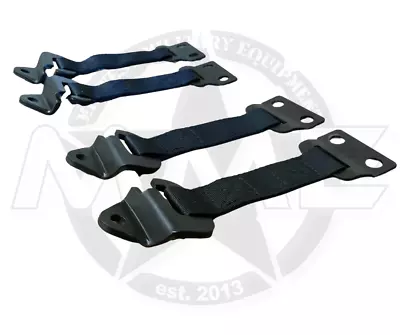 REPLACEMENT HUMVEE DOOR LIMITER STRAPS BLACK(Set Of 4) M998/M1123/M1045/M1165 • $98.99