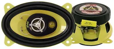 New PLG46.3 4 X 6 Inch 3 Way 180 Watt Car Audio Stereo Coaxial Speakers Pair • $23.25