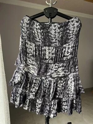 Isabel Marant Pour Hm 100% Silk Skirt Dress Womens Size Eur38 Us 8 • $29.99