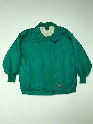 Skiss Green Size 42 Adult Mens Ski Jacket Snow Vintage Full Zip Winter • $26