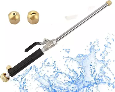 Extendable Hydro Jet Washer High Pressure Power Washer Wand Portable Water Hose • $42.18