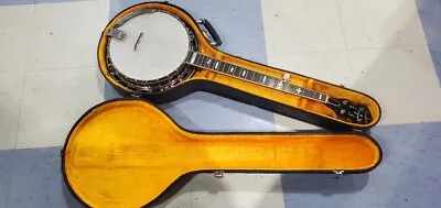 Moreland Banjo Five 5 String Snazzy Orange Velvet Lining Carry Case (LP1104660) • $427.45