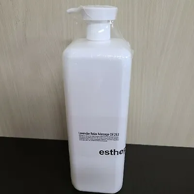 ESTHEMAX Lavender Relax Massage Oil 1000ml Jumbo Size Natural Vegetable Oil • $49.98