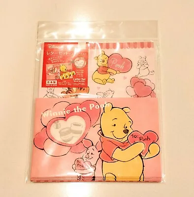 Disney Winnie The Pooh Letter Set! 8 Writing Paper And 4 Envelopes Plus  4 Seals • $9.90