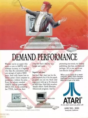 526590 ATARI ( ) Vintage Retro Video Game 16x12 WALL PRINT POSTER • $13.95