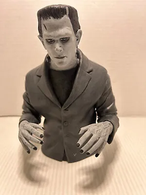 2014 Frankenstein Universal Monsters Bank Bust B&w Figure Diamond Select Karloff • $29.99