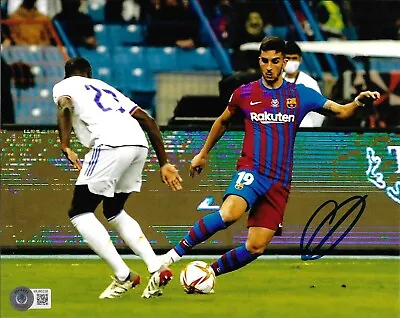 £75.74 • Buy Ferran Torres Barcelona Autographed Signed 8x10 Photo BAS Beckett Witnessed