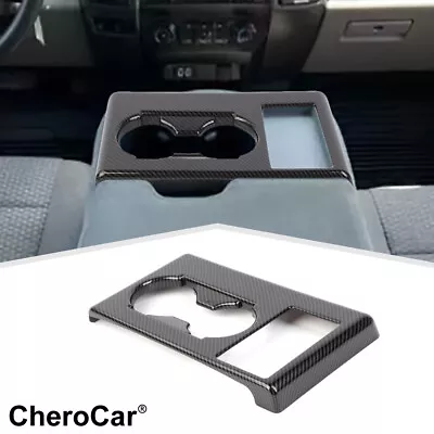 Console Box Side Dual Cup Holder Panel Decor Trim For Ford F250/350/450/550 15+ • $33.99