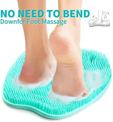 Bath Tub Mat Shower Mat Non-Slip Anti-Bacterial Foot Massager Peeling Silicone • $11.77