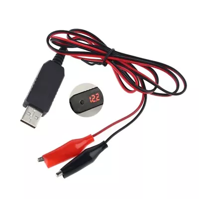 Universal QC3.0 USB To 5V 6V 8.4V 12V AA AAA 9V Battery Eliminator Power Cable • $7.93