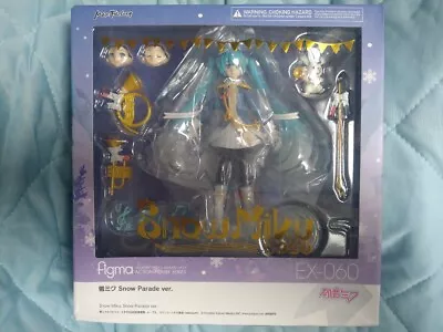 Max Factory Figma Snow Miku Snow Parade Ver. Figure Hatsune Miku Japan Import • $91.87