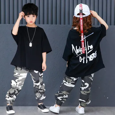 £7.49 • Buy Kids Boys Girls Street Dance Costume Show Party Modern Hip Hop Performance Suit
