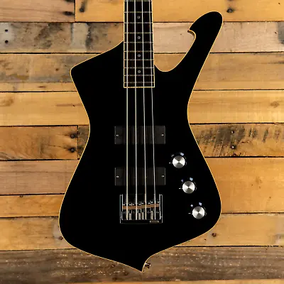 1994 Ibanez Iceman ICB300 4-String Bass - Black • $850