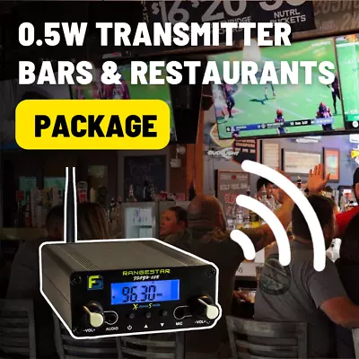 Fmuser 0.5W Fm Transmitter For Bars Restaurant Radios Low Power Fm Broadcast 05b • $84.99