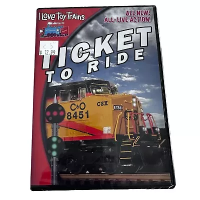 I Love Toy Trains  Ticket To Ride DVD Model Trains Children Kids New Sealed • $12.95