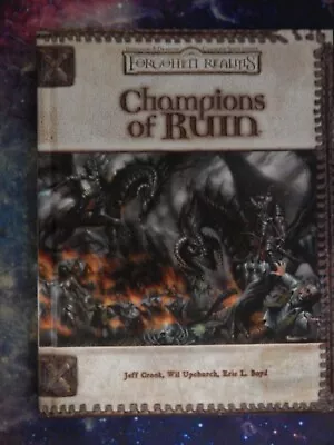 Dungeons & Dragons 3rd Edition Forgotten Realms Champions Of Ruin • $19.99