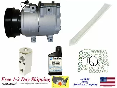 New Aftermarket AC Compressor Kit For 2003-2004 Tiburon (2.7L Only) • $271.26