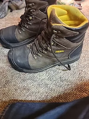 KEEN Leather Utility Milwaukee Steel Toe Waterproof Work Boots Men 11 D 1007976 • $20