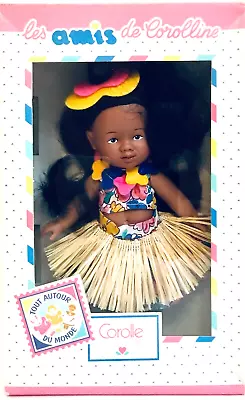 Corolle Friends Of Corolline All Around The World Tahitian 8  Vinyl Girl Doll • $59.99