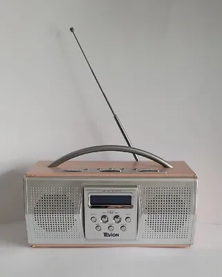 £17.99 • Buy Tevion 316 DAB Digital FM Radio Wooden Case In Great Working Order & Power Adapt