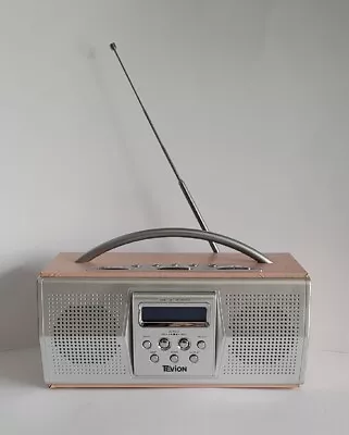 £17.99 • Buy Tevion 316 DAB Digital FM Radio Wooden Case In Great Working Order & Power Adapt