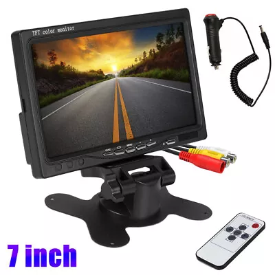 7 Inch LCD Color Monitor Car Screen For Rear View Reverse CCTV Camera 12V 24V • $29.99
