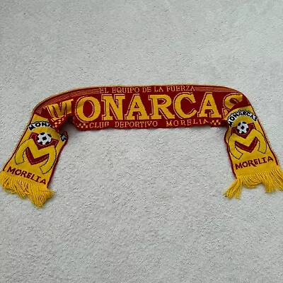 Vintage Morelia Monarcas Football Soccer Scarf Club Deportivo Morelia • $15