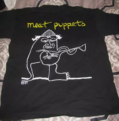 Meat Puppets T-Shirt Short Sleeve Cotton Black Men All Size • $8.99