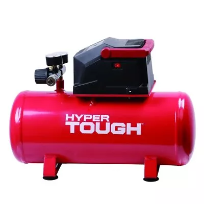 Hyper Tough 3 Gallon Oil Free Portable Air Compressor 100PSI Red NEW • $89.20