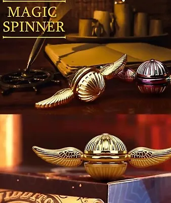 Golden Snitch Fidget Spinner Harry Potter Metal Stress Toy Steel Hand Spinner • £4.90