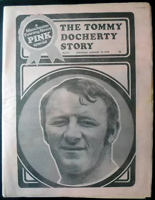 The Tommy Docherty Story   Manchester Evening News  Special    25-10-1975 • £5.95