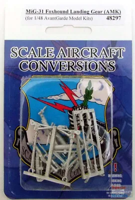 SAC48297 1:48 Scale Aircraft Conversions - MiG-31 Foxhound Landing Gear (AMK • $24.79