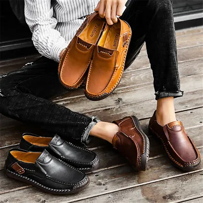 Men's Casual Loafers Moccasins Slip On Driving Shoes US Sizes 6.5-15 • $32