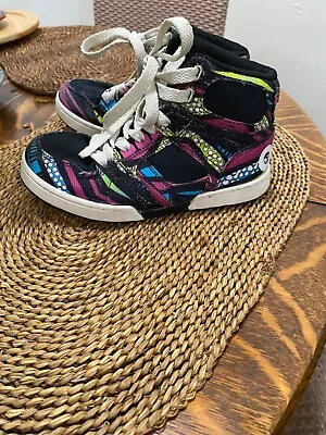 Osiris Women/Girl Skate Shoe -Multicolor High Tops Size 2 • $35